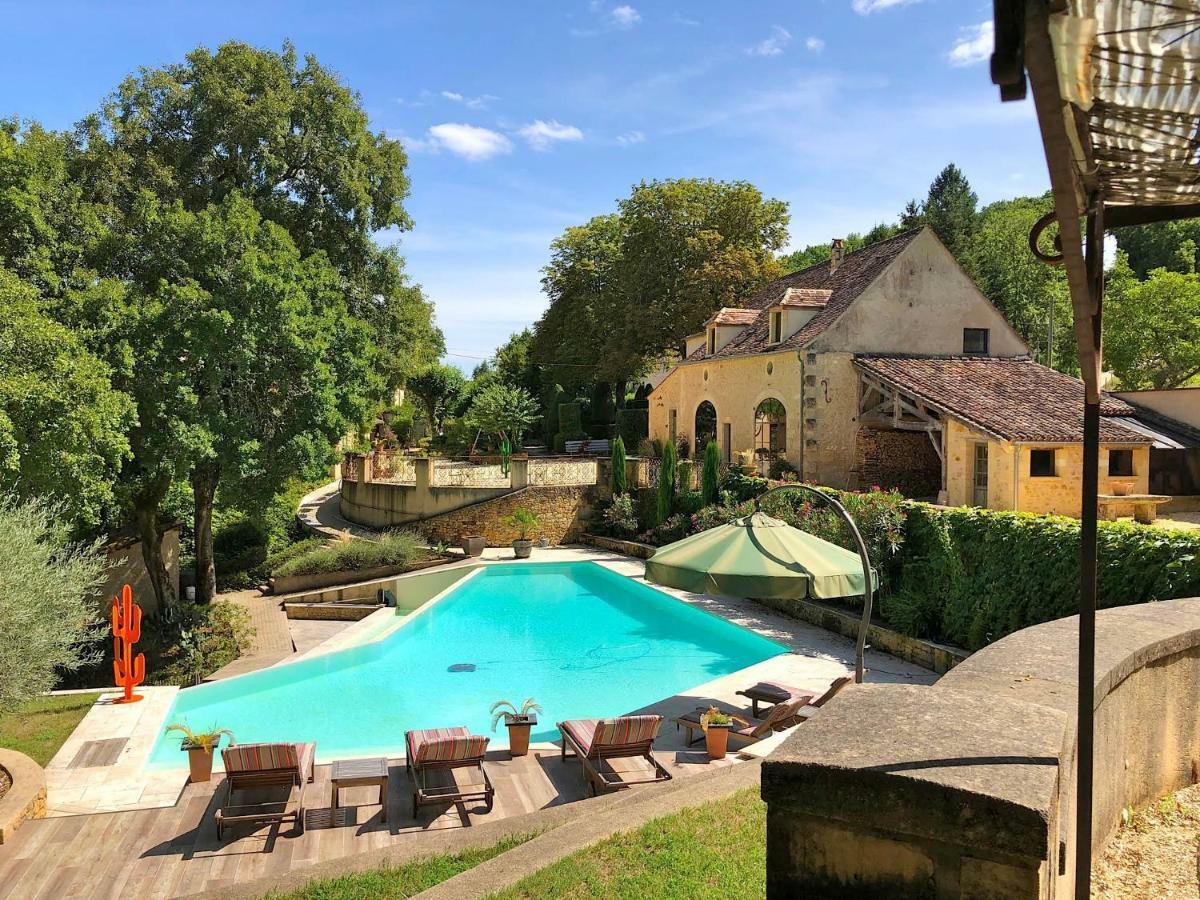 Gite Du Manoir Le Roc Couze-et-Saint-Front Esterno foto